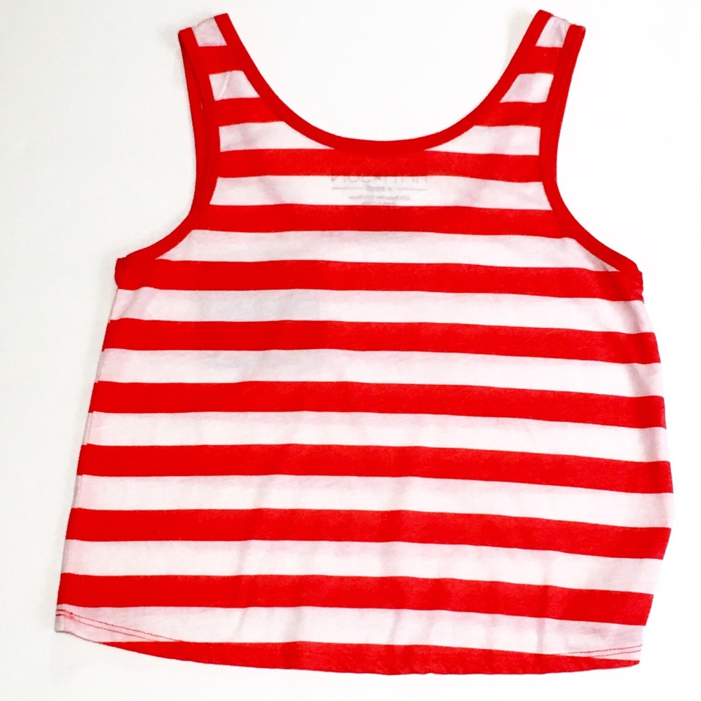 American Flag Crop Tank - Picture 2 of 4